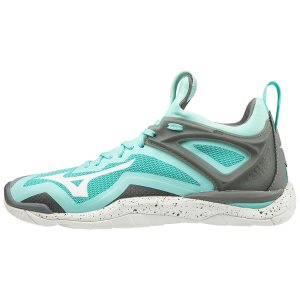 Mizuno Wave Mirage 3 Womens Handball Shoes Canada - Turquoise/Grey